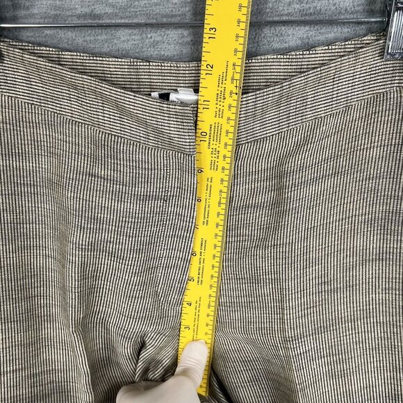 Rena Rowan Womens 4 Linen Blend Pinstripe 2-Piece Pant Suit Set Career Wear - Picture 10 of 16